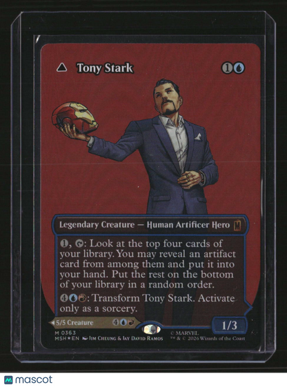 Marvel Super Heroes Tony Stark (Borderless) (0363) Foil