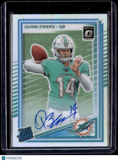 2025 Donruss Optic Quinn Ewers Rated Rookies RPS Autographs Holo #/199
