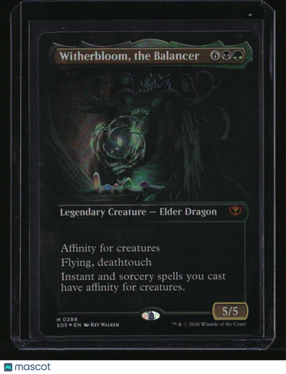 Secrets of Strixhaven Witherbloom, the Balancer (Borderless) Foil