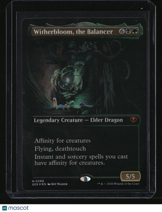 Secrets of Strixhaven Witherbloom, the Balancer (Borderless) Foil