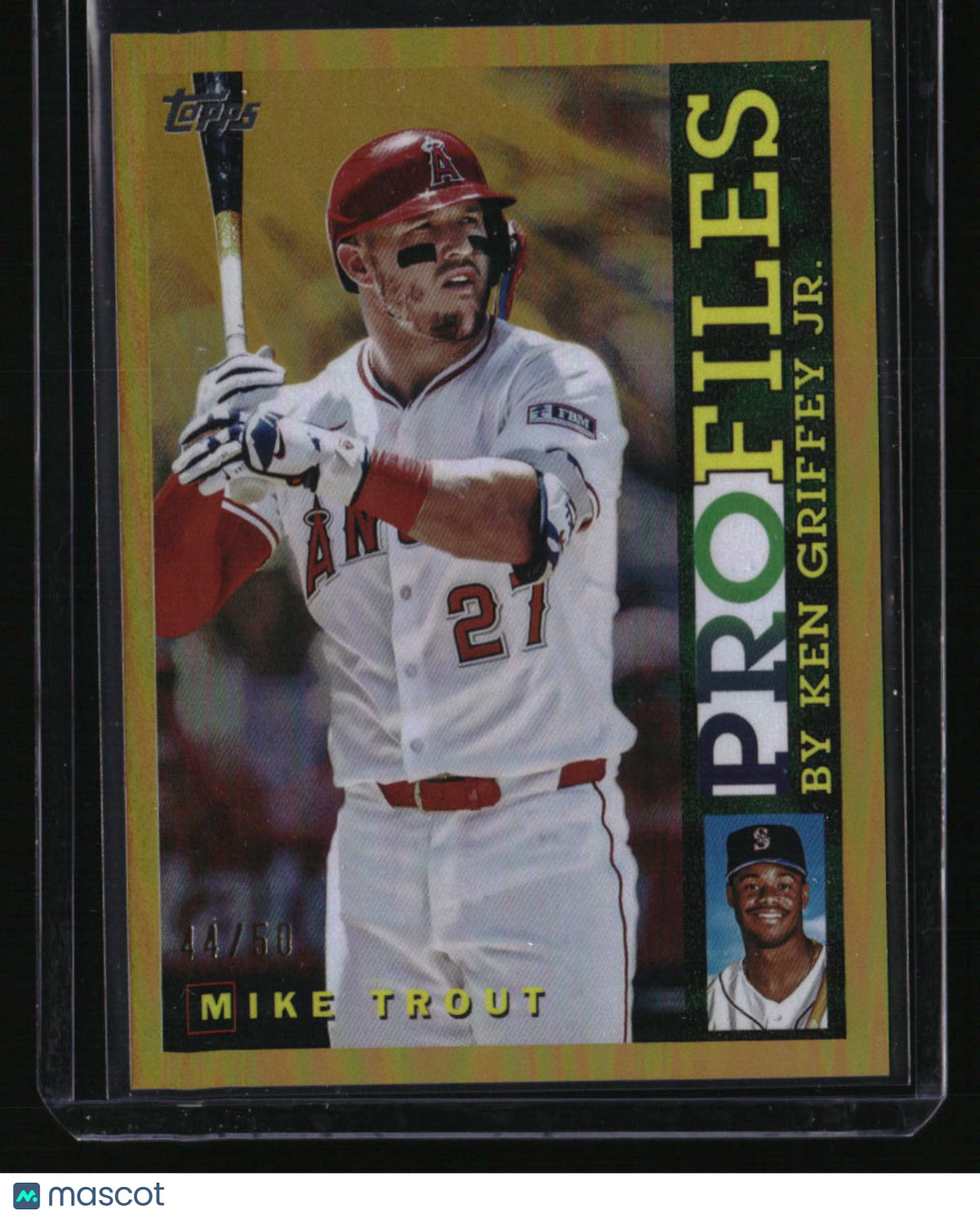 2026 Topps Mike Trout Profiles Gold Foil #/50
