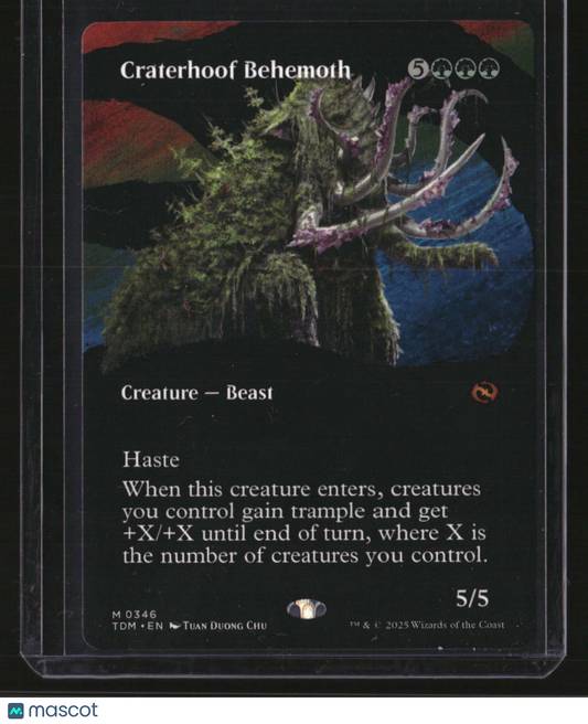 Tarkir: Dragonstorm Craterhoof Behemoth (Borderless)