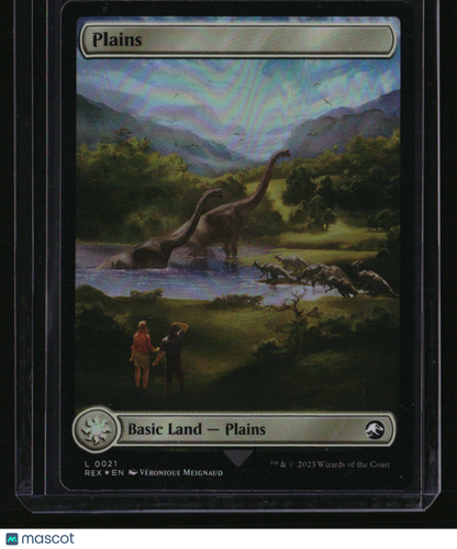 Universes Beyond: Jurassic World Collection Plains Foil