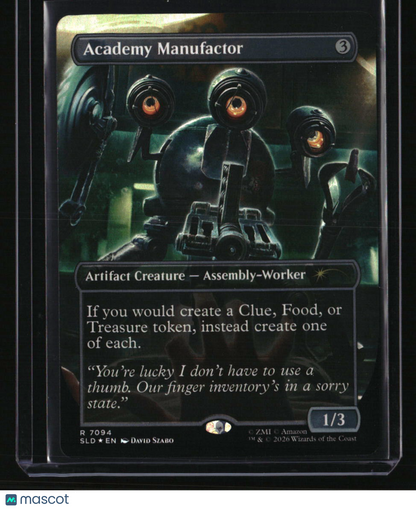 Secret Lair Drop Series Academy Manufactor (7094) Foil