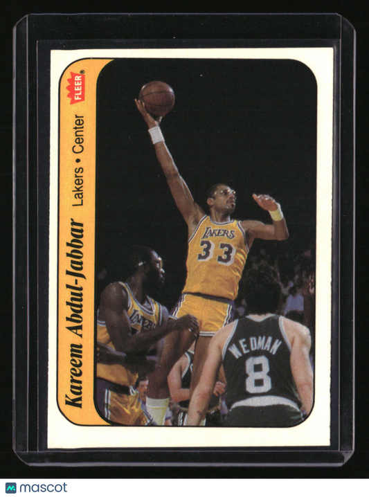 1986-87 Fleer Kareem Abdul-Jabbar Stickers