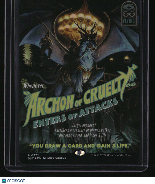 Commander: Duskmourn: House of Horror Archon of Cruelty (Showcase) Foil