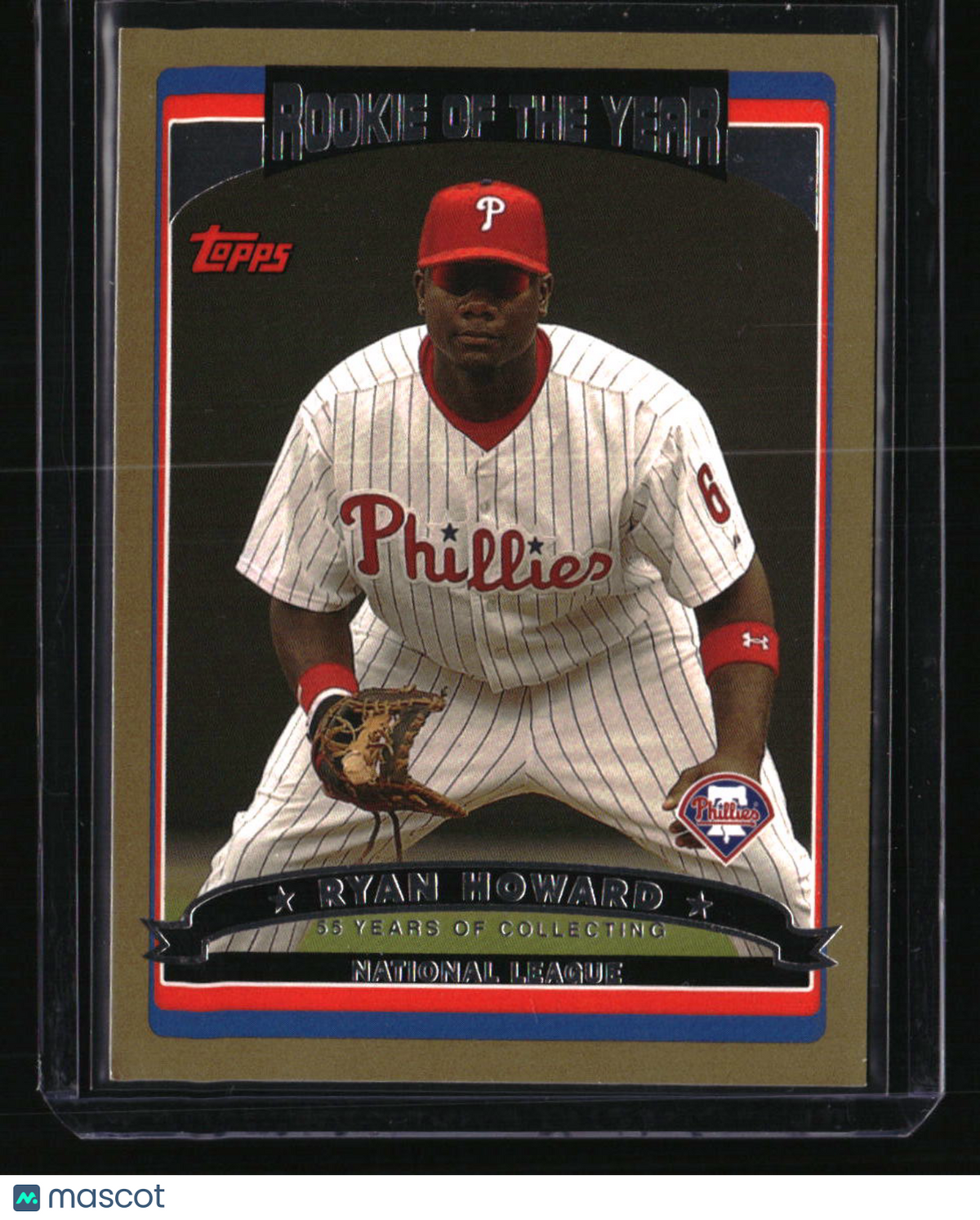 2006 Topps Ryan Howard Gold #/2006