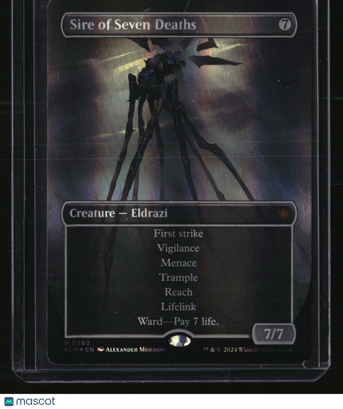 Foundations Sire of Seven Deaths (Borderless) (Mana Foil)