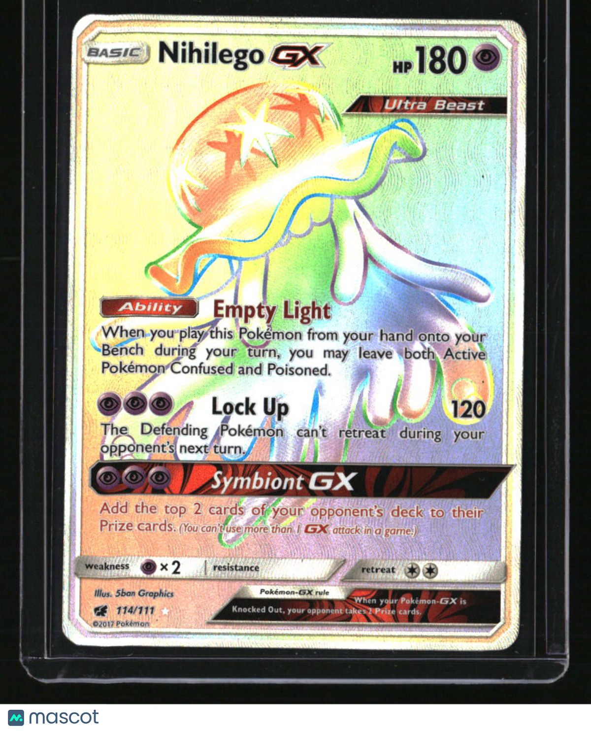 SM - Crimson Invasion Nihilego GX (Secret)